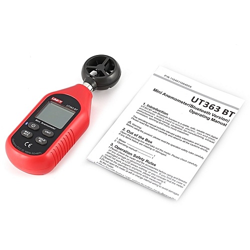 UNI-T UT363BT Digital Bluetooth Anemometer Wind Speed Meter Thermometer 0-45m/s 