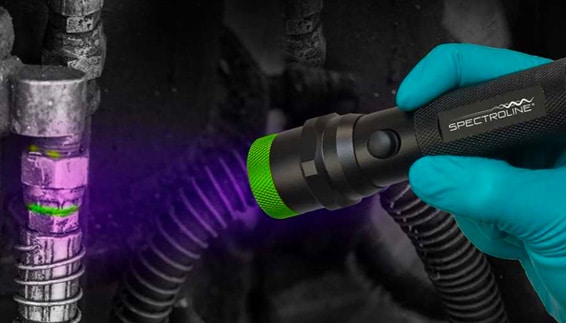 LEAK DETECTION MADE EASY WITH SPECTROLINE FLUORESCENT DYES